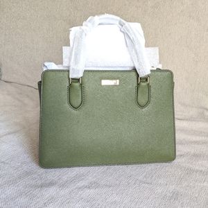 Kate Spade Laurel Way Reese Satchel Handbag in Sapling